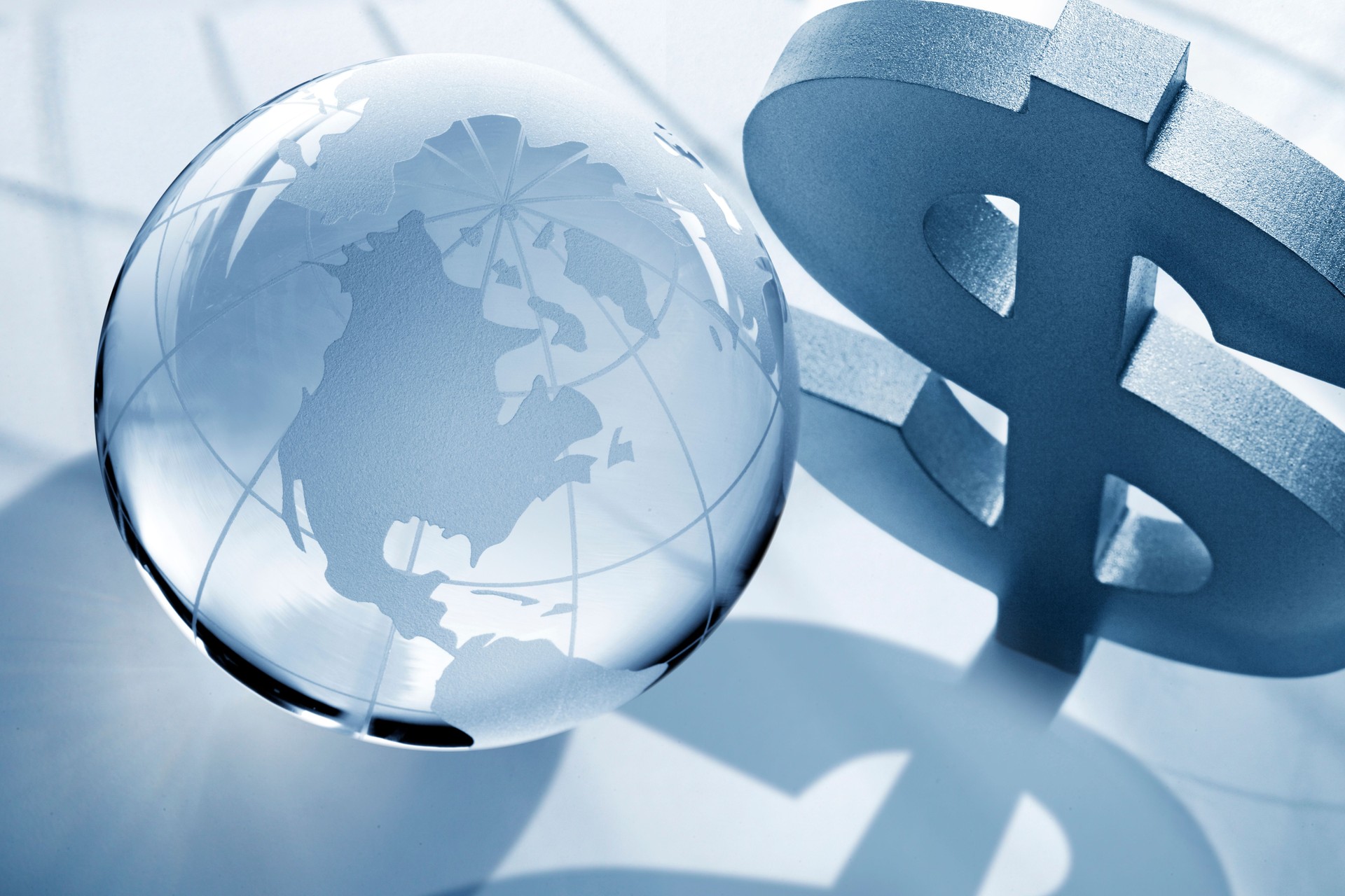 Dollar Symbol And Globe